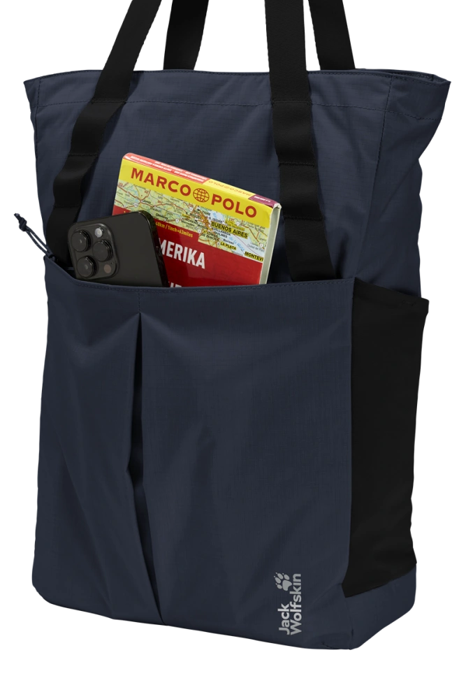 Jack Wolfskin dámská taška ZOYA 2IN1 TOTE modrá