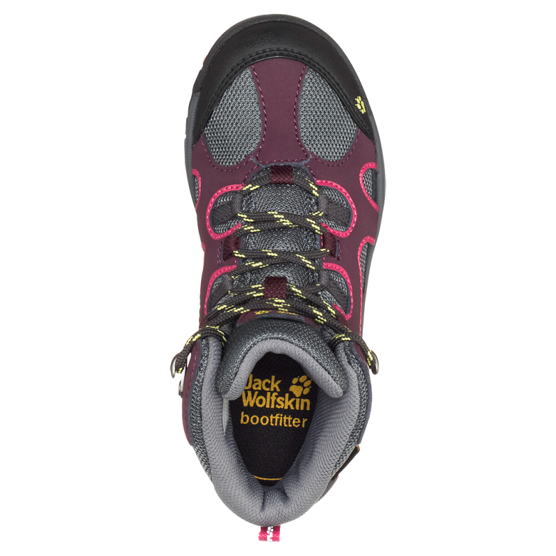 Jack Wolfskin dívčí turistické boty CROSSWIND TEXAPORE MID K