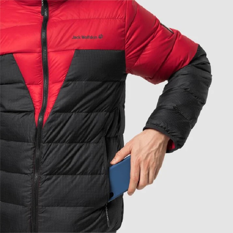 Jack Wolfskin pánská péřová bunda DNA TUNDRA HOODY 