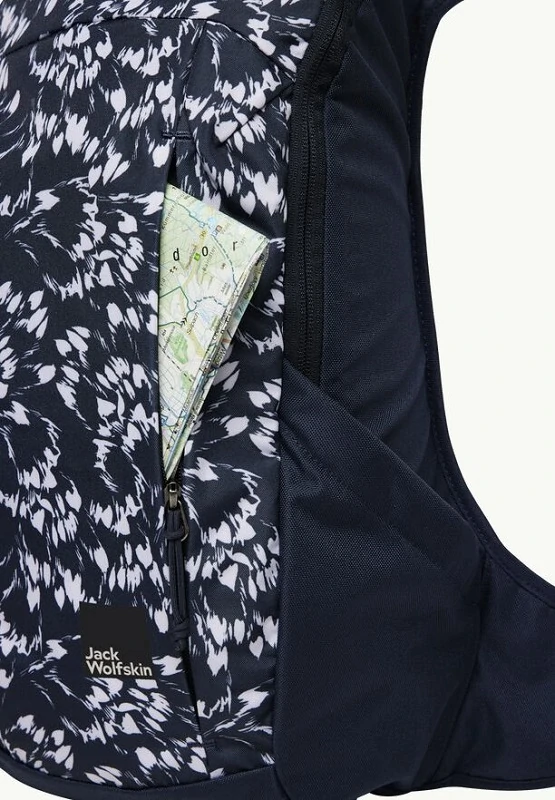 Jack Wolfskin dámský batoh FRAUENSTEIN modrý vzorek