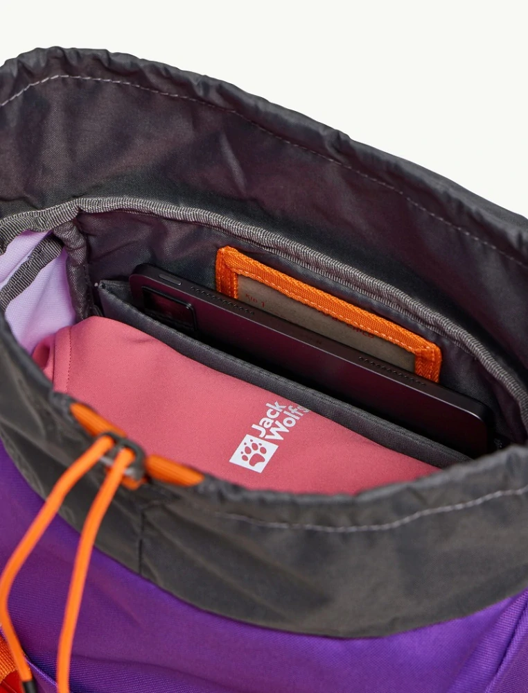 Jack Wolfskin dětský batoh WALDSPIELER 16 fialový