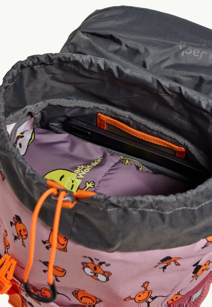 Jack Wolfskin dívčí batoh SMILEYWORLD WALDSPIELER 16 růžový