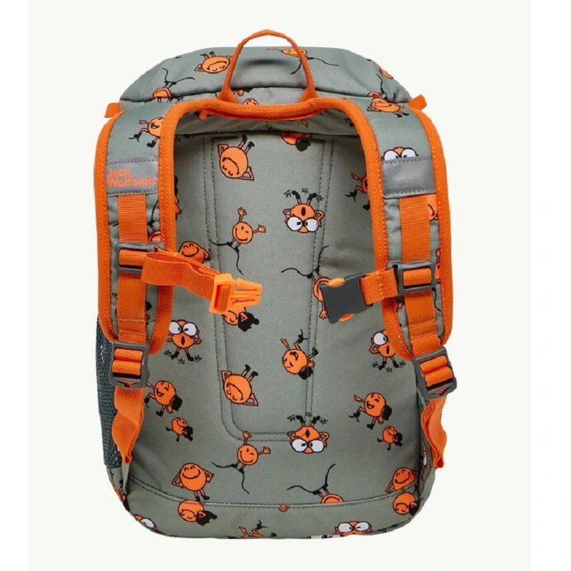 Jack Wolfskin dětský batoh SMILEYWORLD ERLEBNIS PACK šedo-zelený