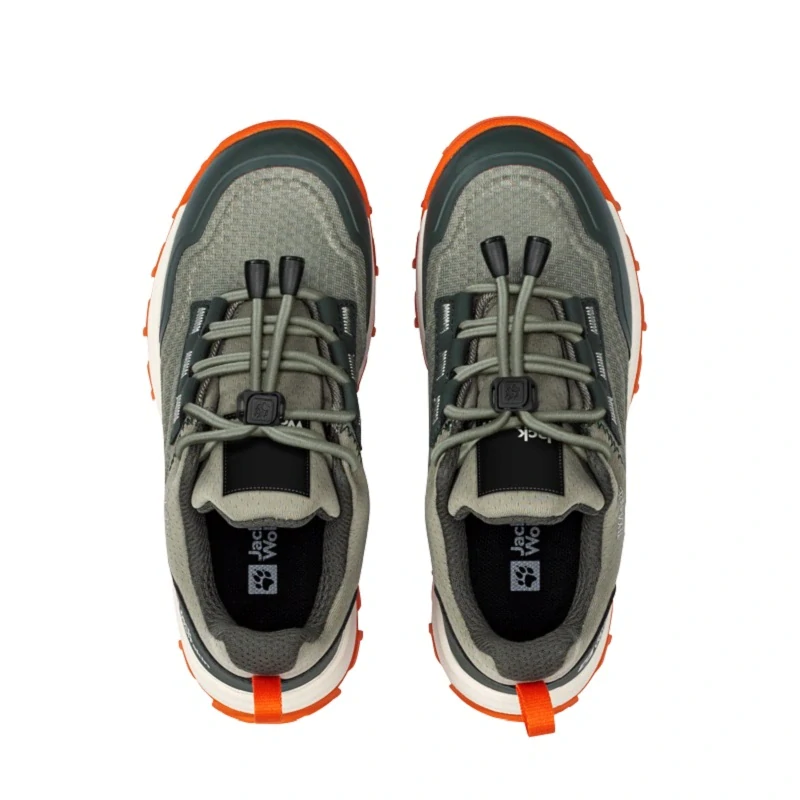 Jack Wolfskin dětské outdoorová obuv CYROX TEXAPORE LOW K zelená