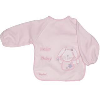 Playshoes Baby dívčí bryndák s rukávy ZAJÍČEK