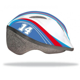 Kitzamo Dětská cyklistická helma 48 - 52 cm modrá