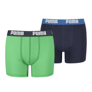 Puma 2pack chlapecké boxerky BOXER zelená-modrá