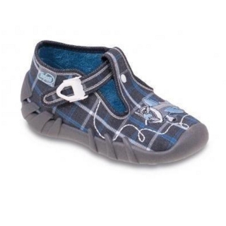 Befado dětské bačkory s přezkou vrtulník