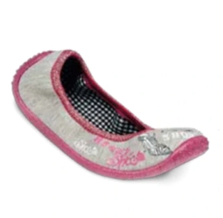 Befado dívčí šedé baleríny BEAUTY SHOES