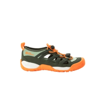Jack Wolfskin dětské sandály VILLI SANDAL K khaki