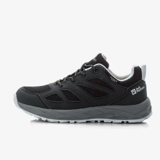 Jack Wolfskin dětské boty WOODLAND 2 TEXAPORE LOW VC K černé