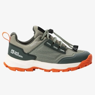 Jack Wolfskin dětské outdoorová obuv CYROX TEXAPORE LOW K zelená