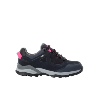 Jack Wolfskin dámské turistické boty SUNSET HIKE TEXAPORE LOW modrá