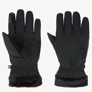 Jack Wolfskin dámské zimní rukavice HIGHLOFT GLOVE W černé