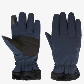 Jack Wolfskin dámské zimní rukavice HIGHLOFT GLOVE W modrá