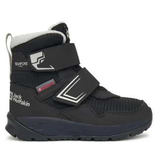 Jack Wolfskin dětské zimní boty POLAR BEAR-G TEXAPORE MID VC K černé