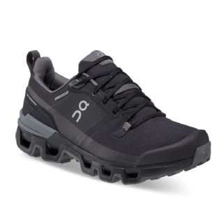 ON CLOUDWANDER WATERPROOF black dámské sportovní boty