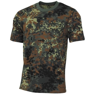 MFH flecktarn vojenské dětské bavlněné triko