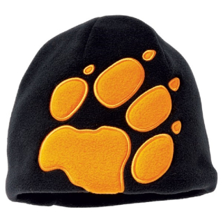 Jack Wolfskin KIDS FRONT PAW HAT dětská čepice černá