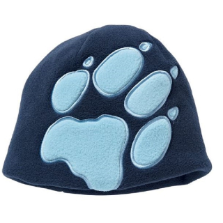 Jack Wolfskin dětská čepice KIDS FRONT PAW HAT modrá